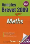 Annales brevet 2009 : Maths, sujets
