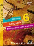 Fiches d'activités histoire-géographie EMC 6è (Hatier, 2016)
