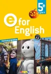 Anglais 5è (Didier, 2017) : e for English