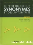 Le petit druide des synonymes et des antonymes