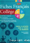 Fiches Français collège, 6e/5e/4e/3e